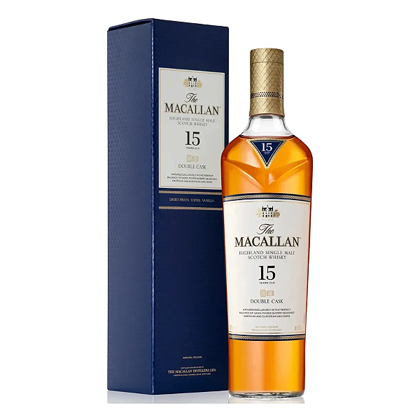 Whisky Macallan Double Cask 15 Anos Single Malt 700ml