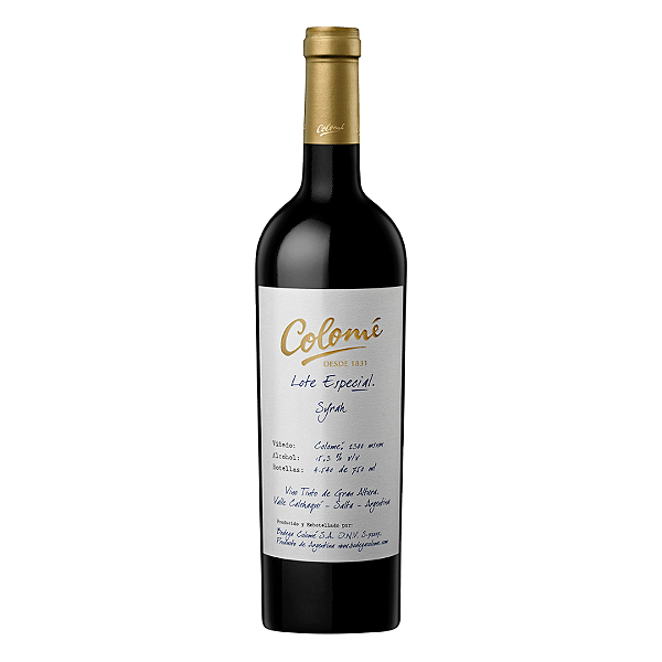 Vinho Colomé Lote Especial Syrah 750ml