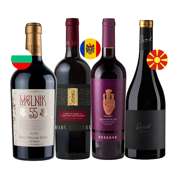Kit Leste Europeu - 4 garrafas