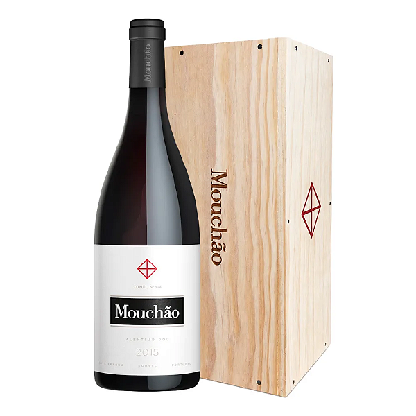 Vinho Mouchão Tonel 3-4 Tinto 750ml - Caixa de Madeira
