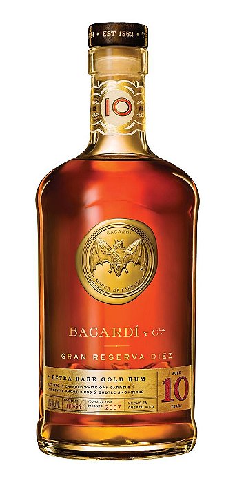 Rum Bacardi 10 anos 750ml