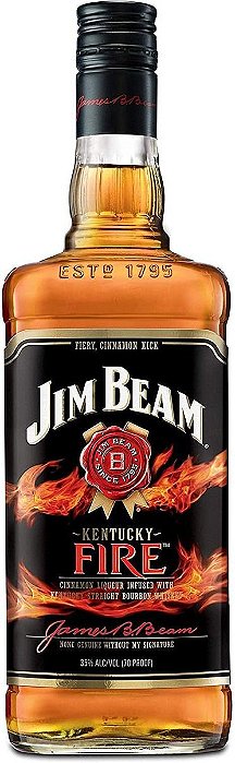 Whisky Bourbon Jim Beam Fire 1000ml