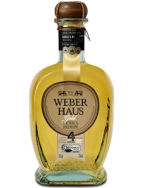 Cachaça Weber Haus Premium Gold Orgânica 750ml