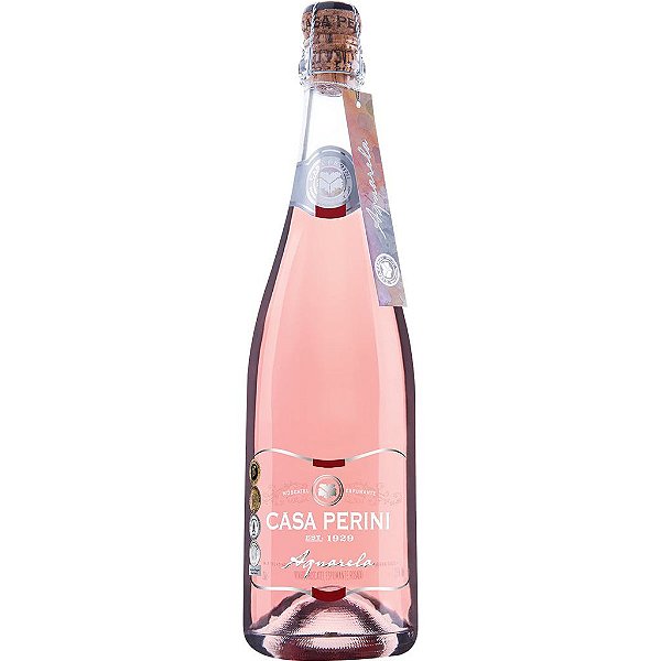 Espumante Casa Perini Aquarela Moscatel Rosé 750ml