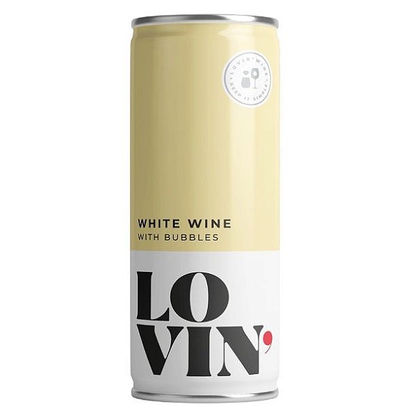 Vinho Lata Branco Frisante Lovin 269ml