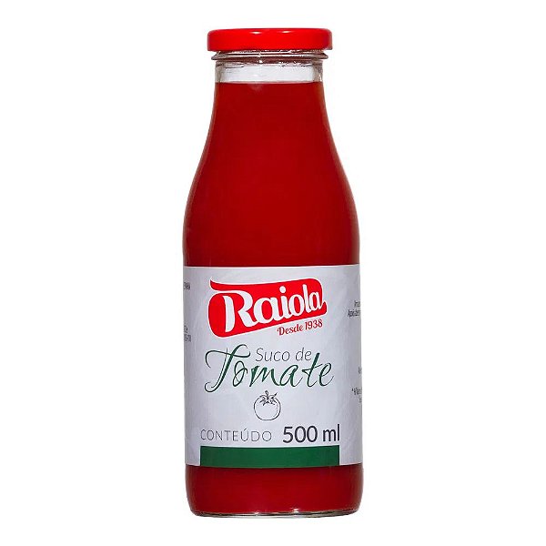 Suco de tomate Raiola concentrado sem glúten 500ml
