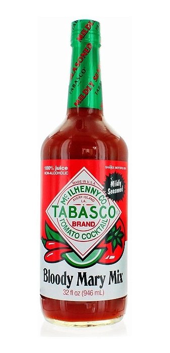 Suco De Tomate Tabasco Bloody Mary Mix Garrafa 946ml