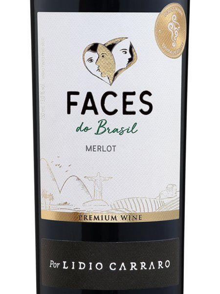 Vinho Faces do Brasil Tinto Seco Merlot 750ml