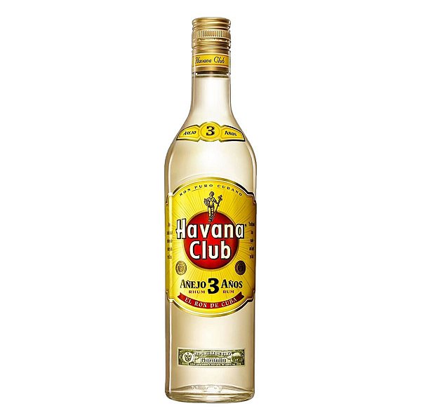 Rum Havana Club Anejo 3 Anos Garrafa De 750ml