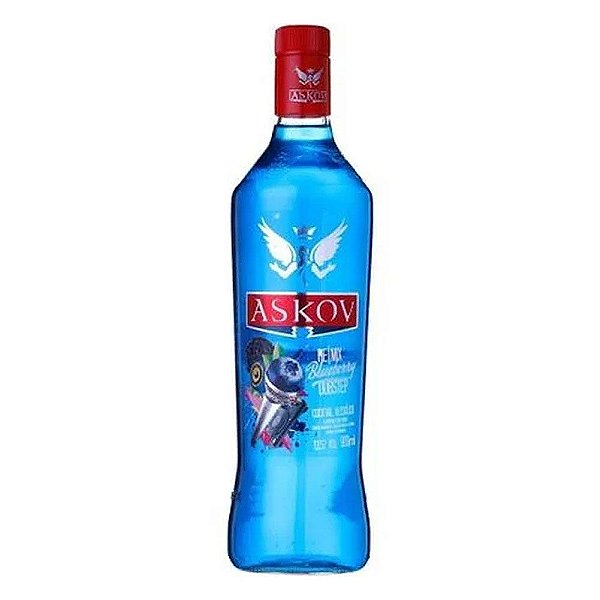 Vodka Askov Blueberry Garrafa De 900ml