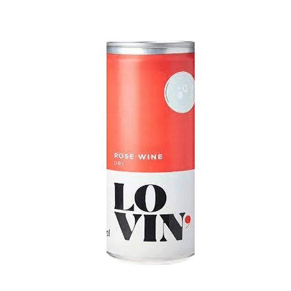 VINHO LATA ROSE DRY LOVIN DE 269ML