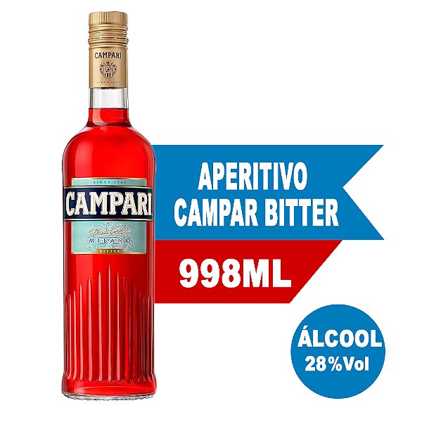 APERITIVO CAMPARI BITTER 998ML