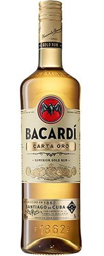 RUM BACARDI CARTA OURO 980ML