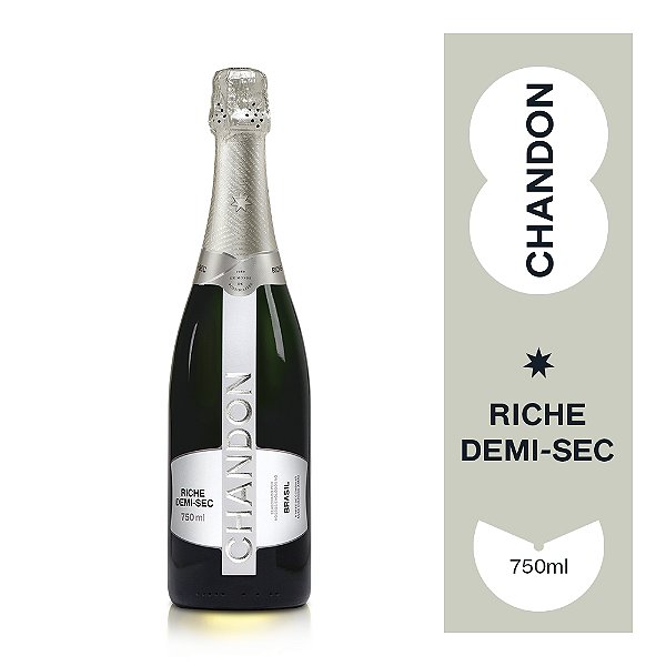 ESPUMANTE CHANDON RICHE DEMI-SEC 750ML