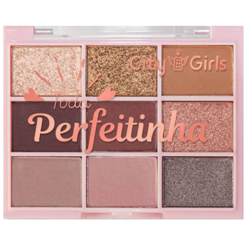 Paleta de Sombras Toda Perfeitinha Cor A City Girls CG-275-B