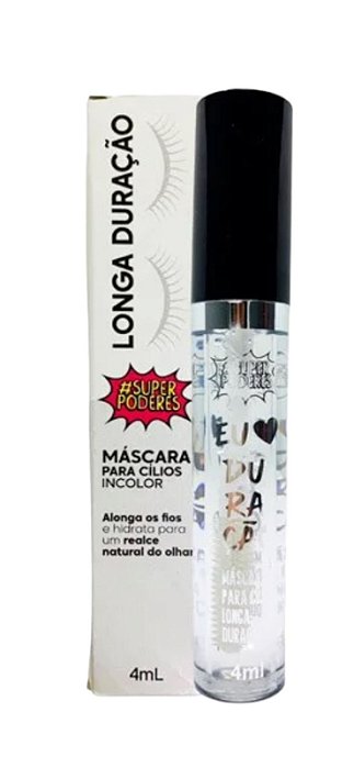 Máscara de Cílios Incolor Longa Duração