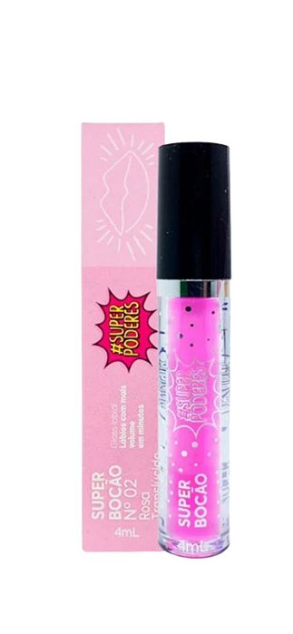 Gloss Super Bocão Cor: 2 Rosa