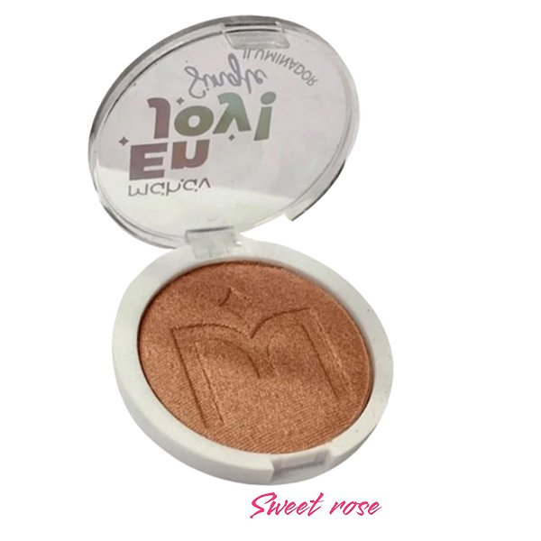 Brilho Iluminador Mahav-Cor: Sweet Rose