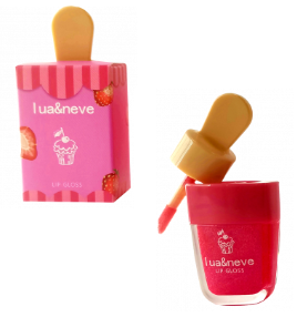 Lip Gloss Ice Cream Lua&Neve Morango