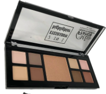 Paleta Sombras 8 cores+Iluminador Miss France Cor 02