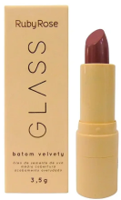 Batom Velvet Glass Ruby Rose