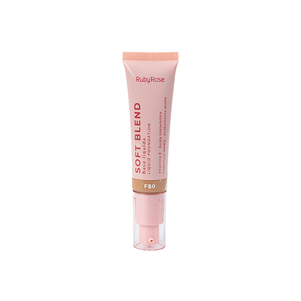 Base Líquida Soft Blend Cor: F 50 Ruby Rose