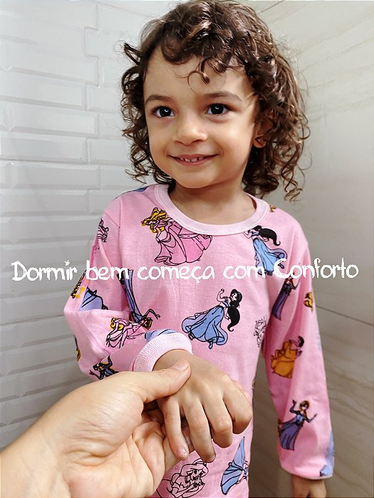 Pijama de algodão princesas