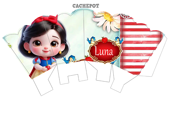 kit festa Branca de neve