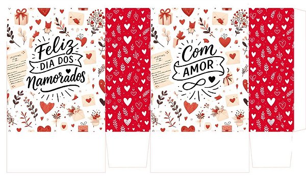 Kit vermelho dia dos namorados