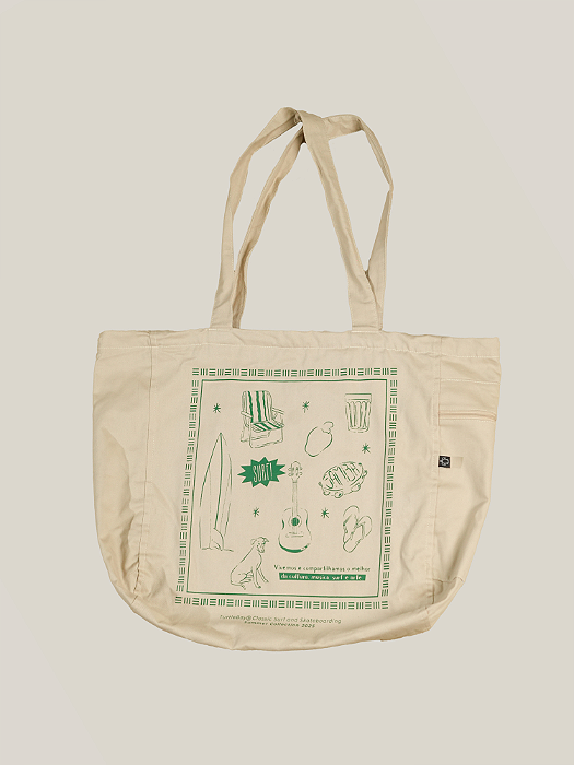 Ecobag Brasileiragem Bege