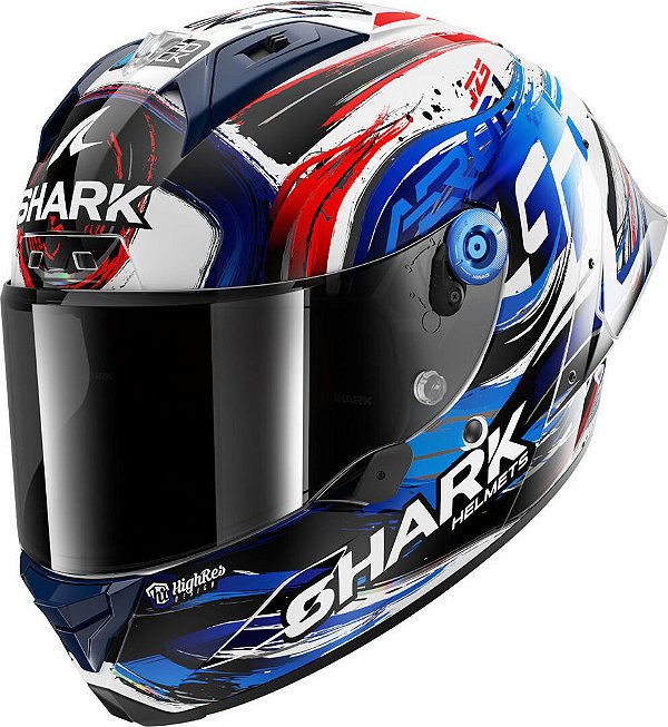 Capacete Shark Aeron GP FIM Replica Zarco Signature Carbon