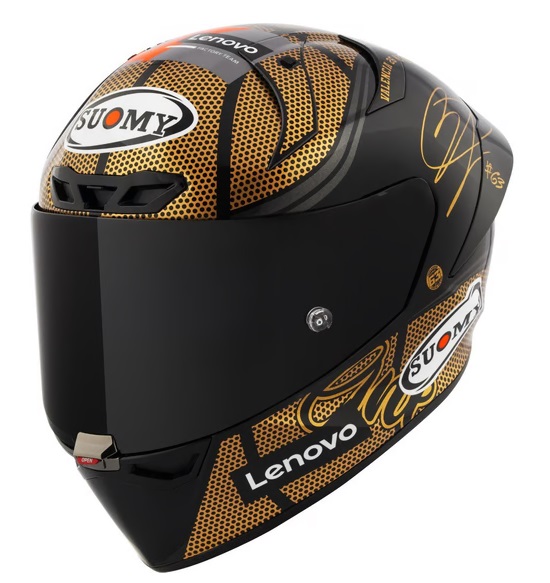 CAPACETE SUOMY S1-XR GP PECCO GOLD LE
