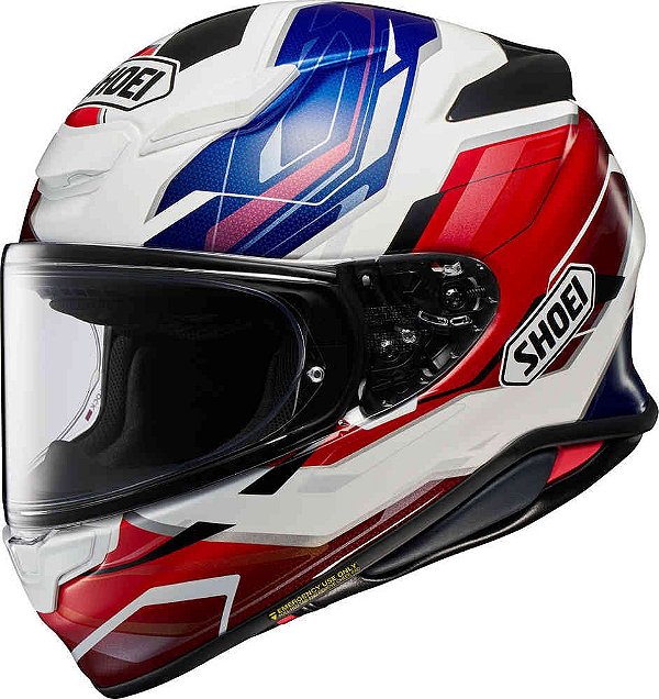 Capacete Shoei NXR 2 Capriccio - Branco/Azul/Vermelho