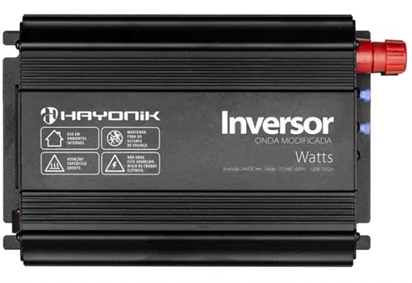 INVERSOR 500W 12VDC/220V USB MODIF PW - HAYONIK