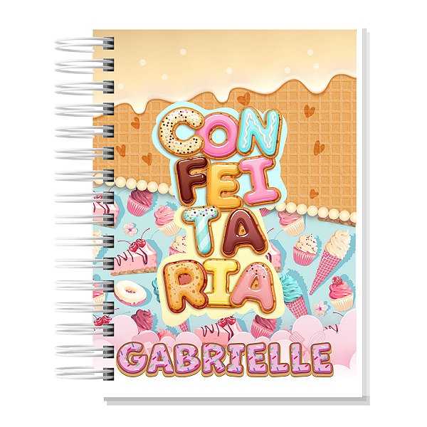 Caderno de Pedidos Confeitaria Donuts