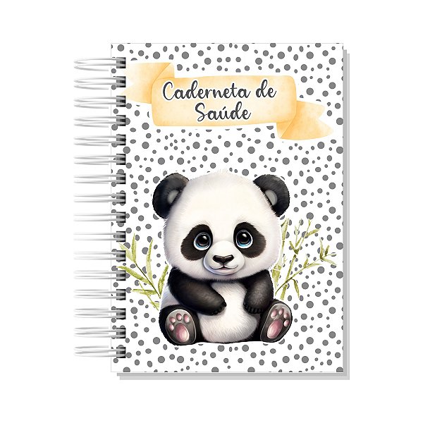 Caderneta de Saúde/Vacinação Panda Neutro