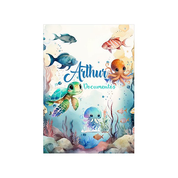 Porta Documentos Fundo do Mar I