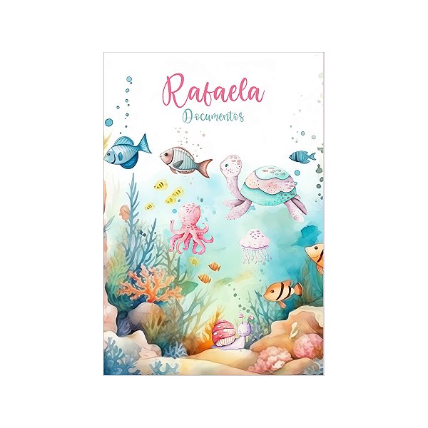 Porta Documentos Fundo do Mar II