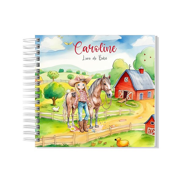 Livro do Bebê Fazendinha Menina
