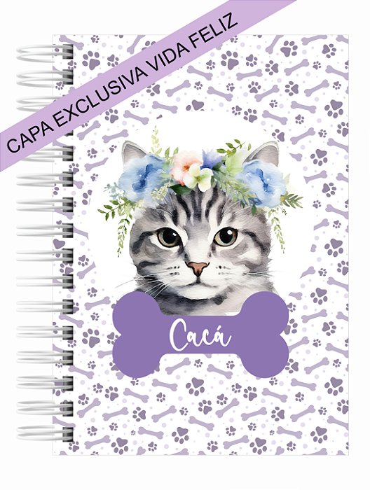 Caderneta Pet Gata