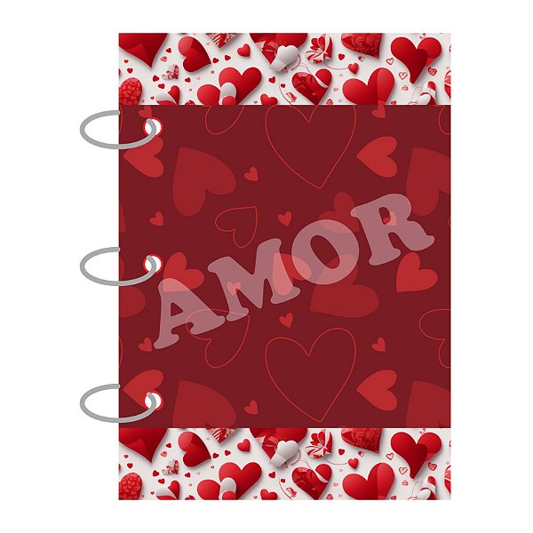 Álbum de Foto Argolado Personalizado Namorados II