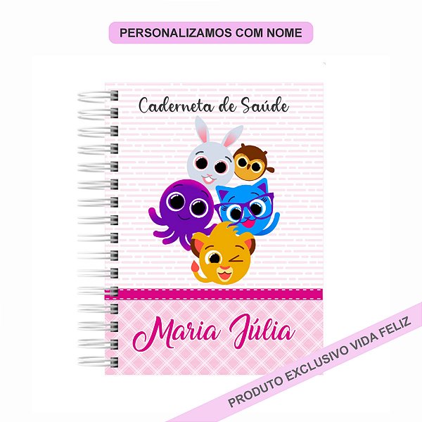 Caderneta de Saúde/Vacinação Bolofofos Menina