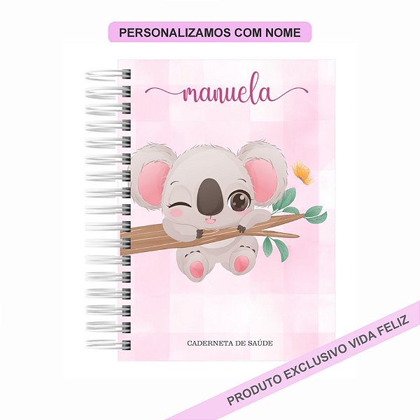 Caderneta de Saúde/Vacinação Coala Menina