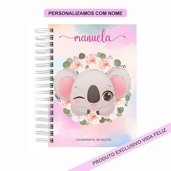 Caderneta de Saúde/Vacinação Coala Menina