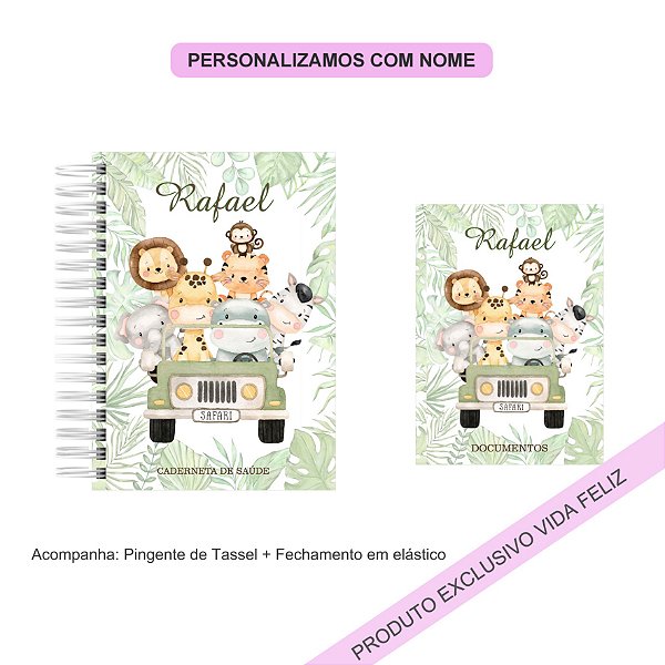 Porta Documentos + Caderneta de Saúde Safari