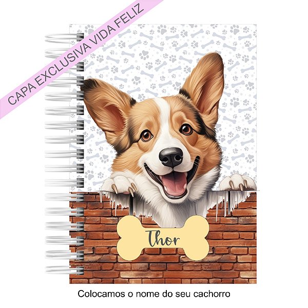 Caderneta Pet Cachorro Pembroke Welsh Corgi