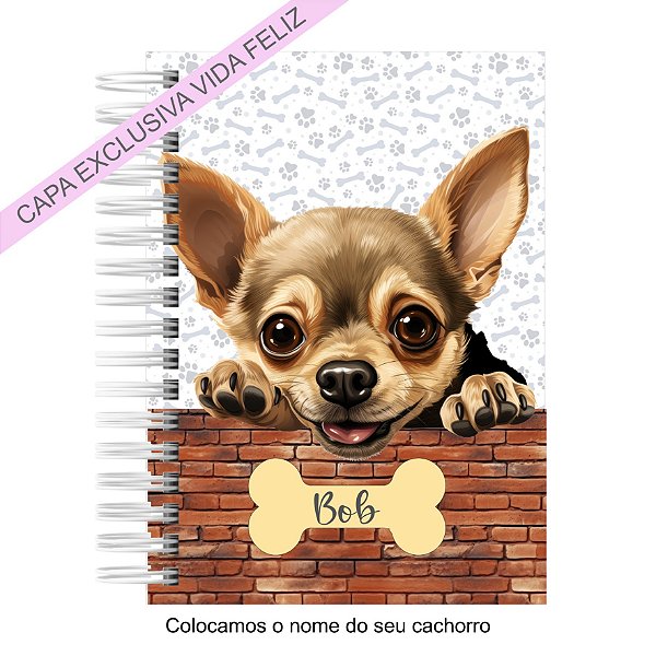 Caderneta Pet Cachorro Chihuahua