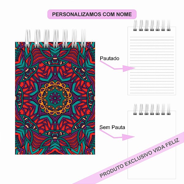 Bloquinho de Anotações Mandala I