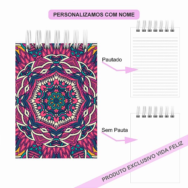 Bloquinho de Anotações Mandala III