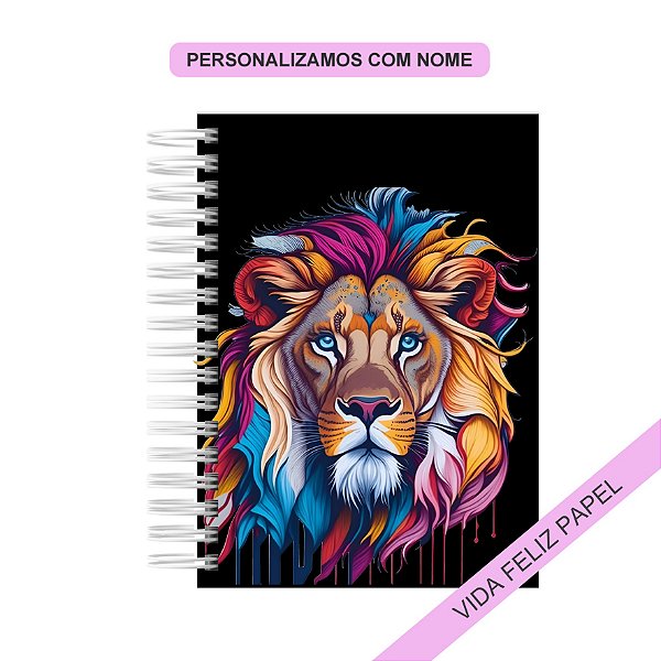 Caderno Personalizado Leão